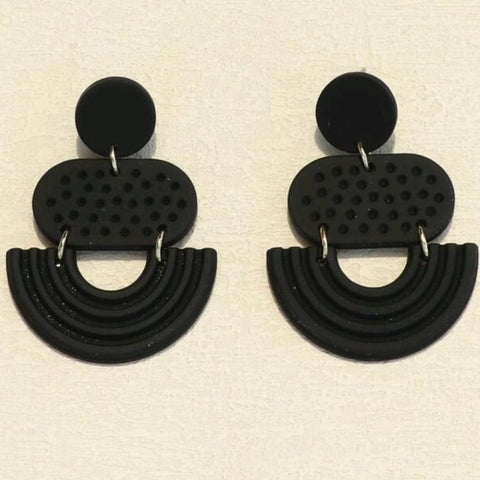 Silifit Dangle Earrings - Black