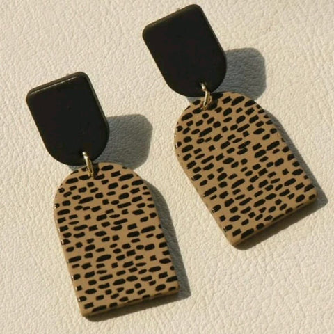 Silifit Dangle Earrings - Leopard
