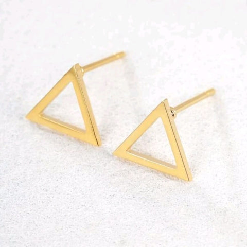 Silifit Studs - Gold Triangle