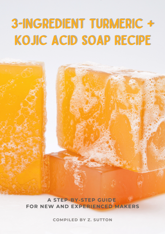 Turmeric + Kojic Acid Soap Recipe eBook
