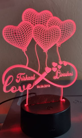 Designinc - Personalised 3D Lamp