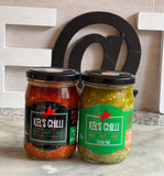 Kel's Chilli - Green Mint & Red Chilli Sauces