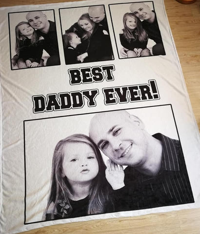Personalised Memory Blanket for Dad