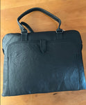 Black Leather Laptop Bag