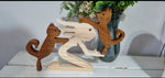 Hustle & Heart: Wooden Figurines - Lady & The Cats