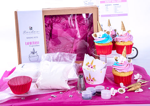 Unicorn Cupcakes - Baking Kit