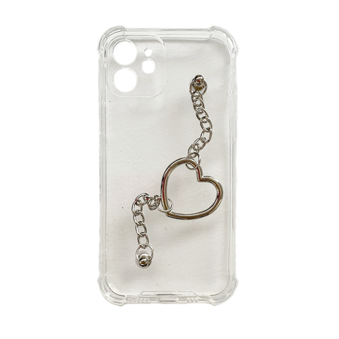 Heart Link Hand Strap Smartphone Cover
