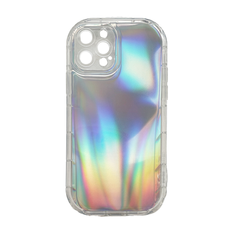Curvy Cool Silver Smartphone Cover