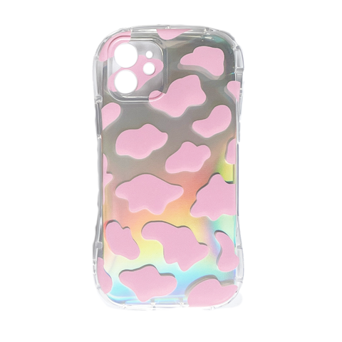 Wild Pink Cow Smartphone Cover