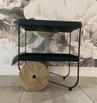 Steel Drinks Trolley