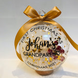 First Christmas Baubles